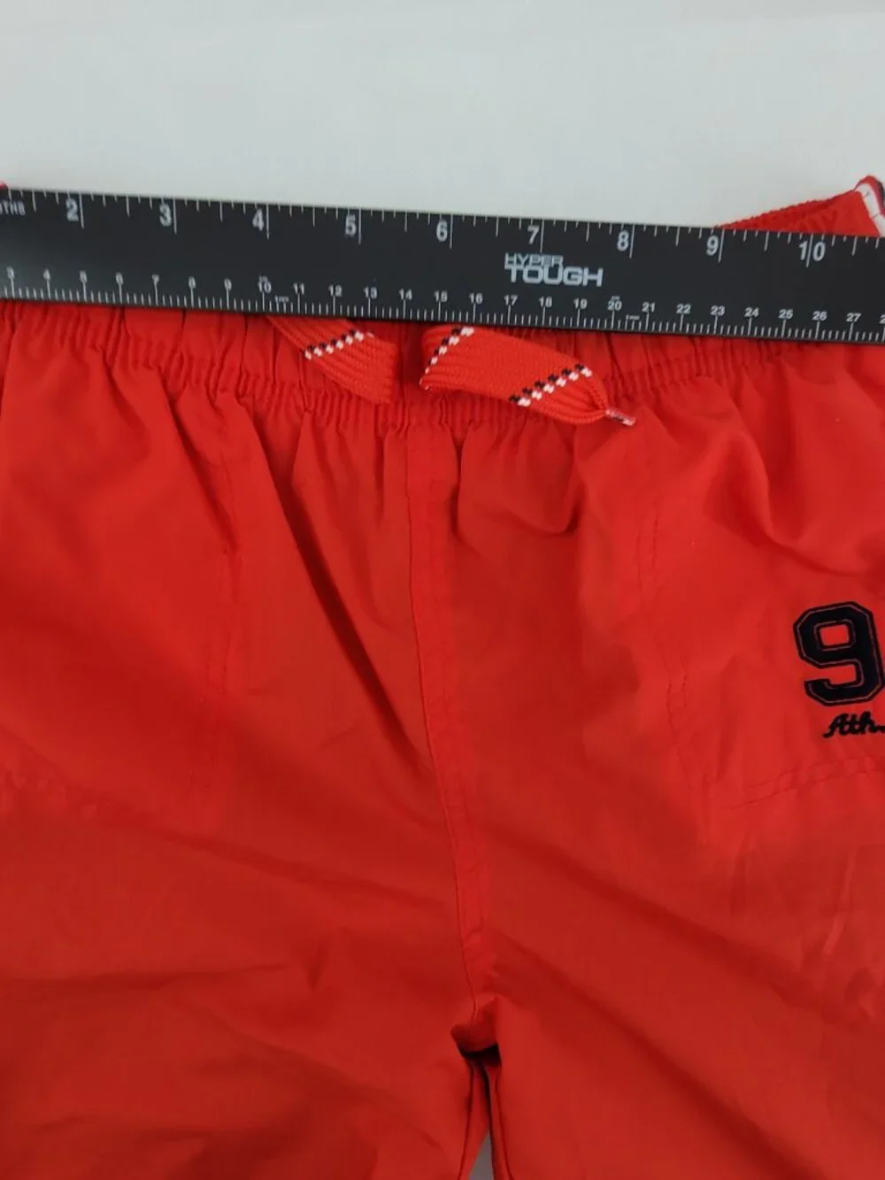 OshKosh Track Pants Kids 14 Red Zip Ankle Pockets Drawstring Lined Warm-ups 95